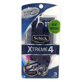 Schick Razors, Disposable, 4 Blades, Outlast