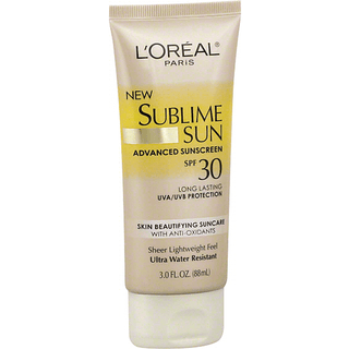 L'Oréal Loreal Sublime Sun Sunscreen, Advanced, SPF 30