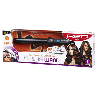 Red By Kiss Ceramic Tourmaline Curling Wand