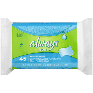 Always Wipes, Feminine, Refill Pack