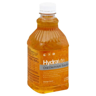 Hydralyte Oral Electrolyte Solution, Orange Flavor,1lt