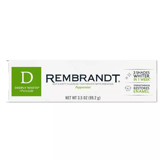 Rembrandt Deeply White & Peroxide Whitening Toothpaste - Peppermint
