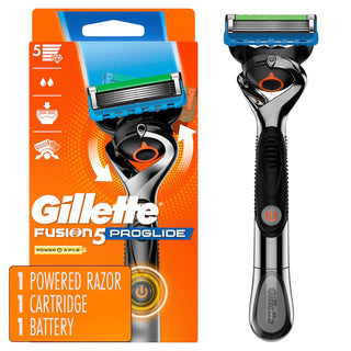 Gillette Fusion Proglide Power Smooth Comfort Pack 1 Razor 1 Cartridges Kit