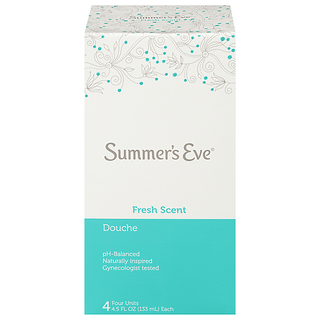 Summer's Eve Douche, Fresh Scent, 4 Units, 4.5 Oz Each
