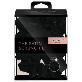 Kitsch The Satin Scrunchie Black