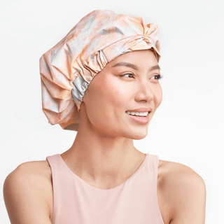 KitSch Luxe Shower Cap Sunset Tie dye