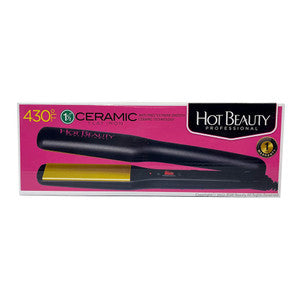 Hot Beauty RED Ceramic Flat Iron 1&1/2 Inch #HFI150
