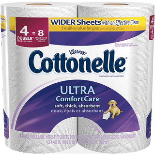 Cottonelle Ultra ComfortCare Toilet Paper, Double Rolls, 2-Ply