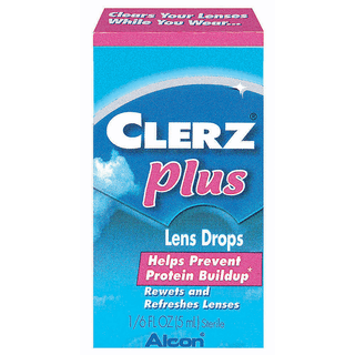 Alcon Lens Drops Clerz Plus .17 Oz Box