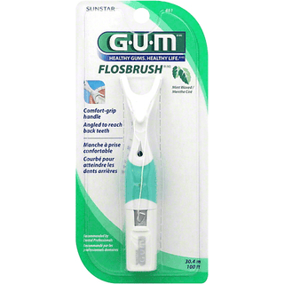 GUM FlosBrush, Mint Waxed
