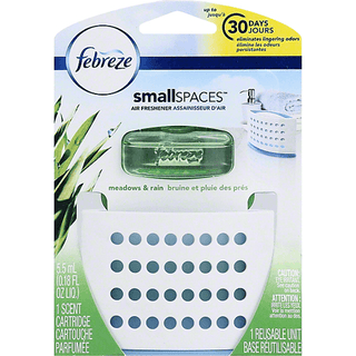 Febreze Small Spaces Air Freshener, Meadows & Rain
