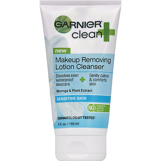 Garnier Clean+ Makeup Removing Lotion Cleanser For Sensitive Skin, 5 Fl Oz