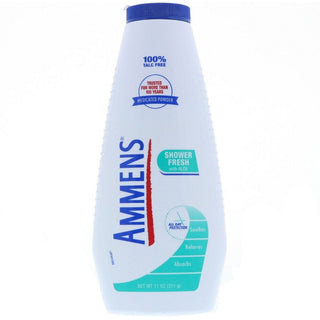 Ammens Shower Fresh Medicated Talc Free Powder 11 Oz. Bottle ( Discontinued )