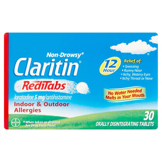 Claritin 12-Hour Non-Drowsy Allergy Relief RediTabs - 30 ct