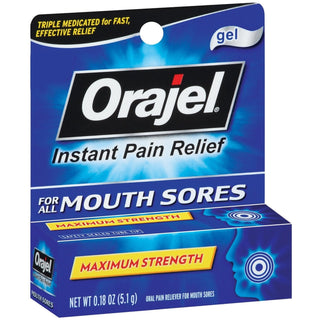 Orajel Mouth Sore Pain Relief Gel, 0.18 Oz