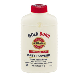 Gold Bond Baby Powder, Medicated, Cornstarch Plus 4 Oz