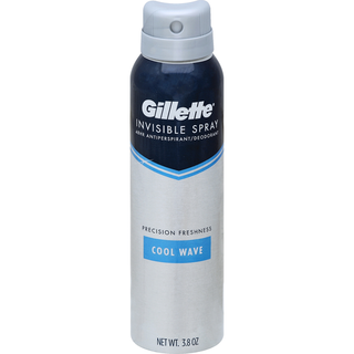 Gillette Cool Wave Invisible Spray Antiperspirant And Deodorant - 3.8oz