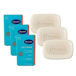 Dermisa Sulfur Facial Bar, Oily Skin Formula, With Soothing Aloe Vera