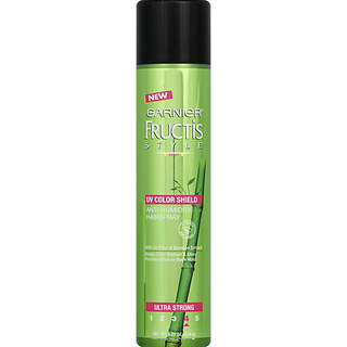 Fructis Hairspray, Anti-Humidity, UV Color Shield, Ultra Strong 4