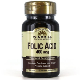 Windmill Folic Acid 400 Mcg - 180 Tablets
