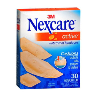 Nexcare 3M, Active Waterproof Assorted Bandages