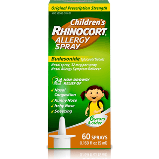 Rhinocort Children’s Allergy Nasal Spray, 24 Hour Relief, 60 Spray