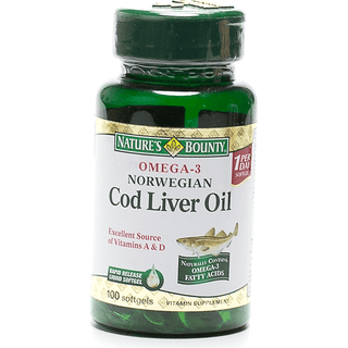 Nature's Bounty Cod Liver Oil, Norwegian, Omega-3, Softgels