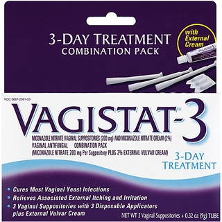 Vagistat Vaginal Antifungal, With External Cream, Combination Pack