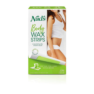 Nad's Hair Removal Body Wax Strips For Normal Skin 24 Count 2019