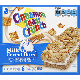 Cinnamon Toast Crunch Milk N Cereal Bars