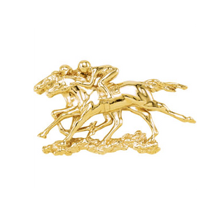 GC Down to the Wire Horse Brooch / Pendant