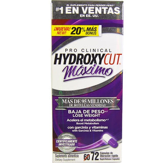Hydroxycut Pro Clinical, Maximo, 72 Rapid-Release Capsules
