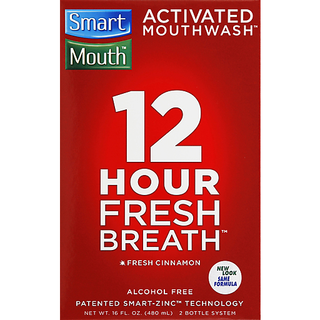 Smart Mouth Mouthwash, Activated, Fresh Cinnamon