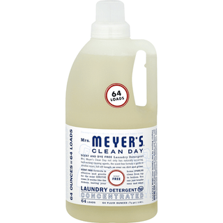 Mrs. Meyer's Clean Day HE Laundry Detergent, Concentrated, Scent Free