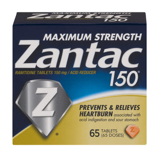 Zantac 150 Maximum Strenth Acid Reducer Tablets