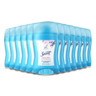 Secret Invisible Solid Antiperspirant Deodorant, Powder Fresh, 1.6 Oz