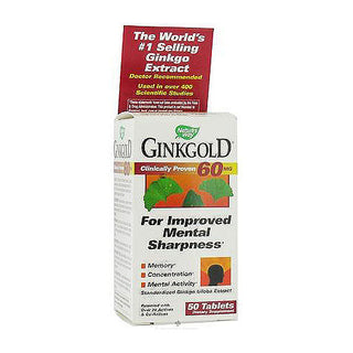 Nature's Way Ginkgold 60mg 50 Tablets