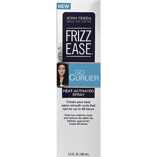 John Frieda Frizz Ease Go Curlier Heat-Activated Spray, 3.5 Ounce