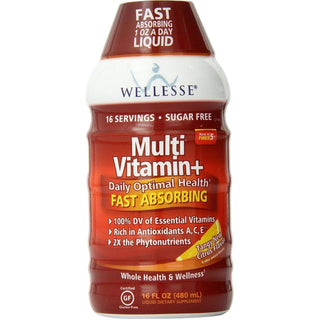 Wellesse Multi Vitamin+ Citrus Flavor - 16 Fl Oz (480 Ml)