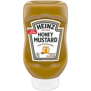 Heinz 100% Natural Honey Mustard With Real Honey, 15 Oz Bottle