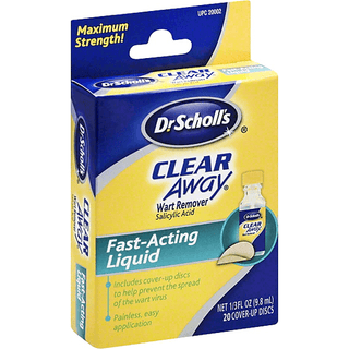 Dr Scholls Clear Away Wart Remover, Maximum Strength, Liquid, Discs