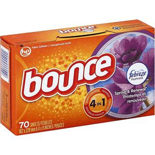 Bounce With Febreze Scent Spring & Renewal Fabric Softener Dryer Sheets