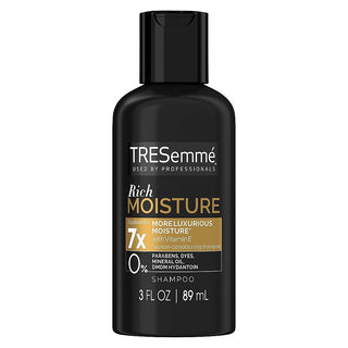 TRESemme Moisture Rich Shampoo, Luxurious Moisture, For Dry Or Damaged Hair 3 oz
