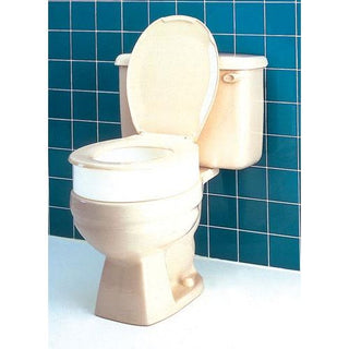 Carex Raised Toilet Seat Elevator Round Standard Shape