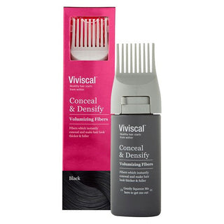Viviscal Conceal & Densify Volumizing Fibers Hair Treatment Black - 0.53oz