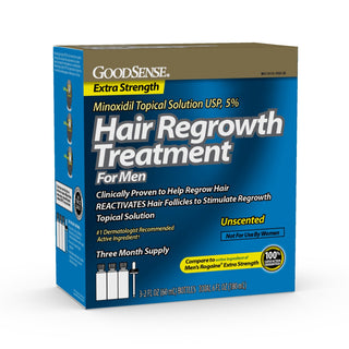 GoodSense Minoxidil Topical Solution 5% Hair Regrowth Treatment For Men 6 Fl Oz