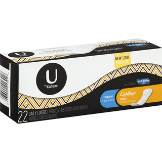 U by Kotex Lightdays Liners, Daily, Regular