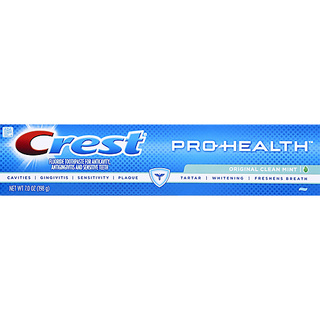 Crest Toothpaste, Fluoride, Original Clean Mint 7 Oz