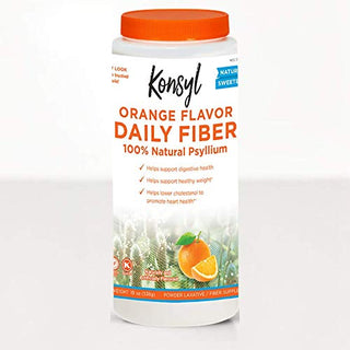 Konsyl Psyllium Fiber Orange Flavor 19oz
