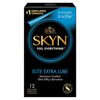 Skyn Condoms, Non Latex, Lubricated, Elite Extra Lube